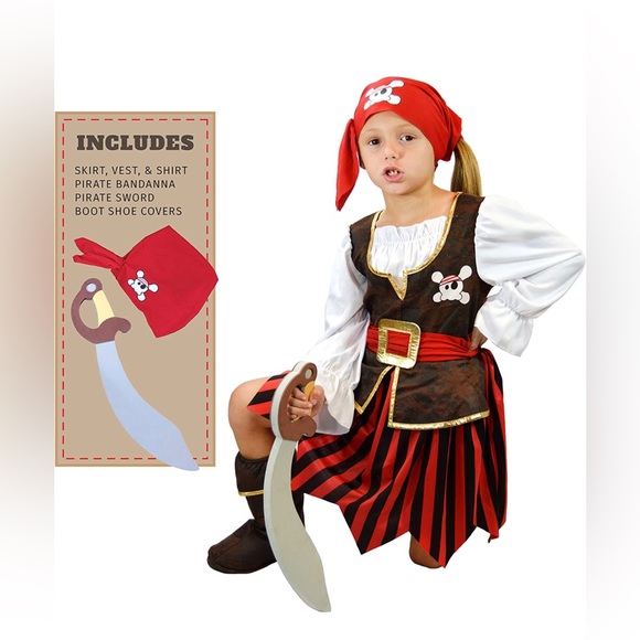 Pirate Costume Toddler - Picture 3 of 5
